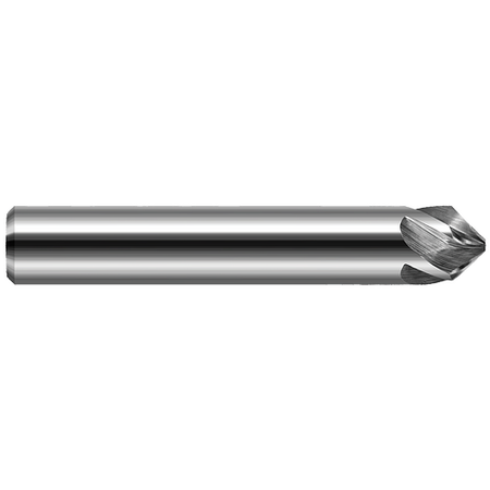 HARVEY TOOL Chamfer Cutter - Flat End - Helical Flutes 789008